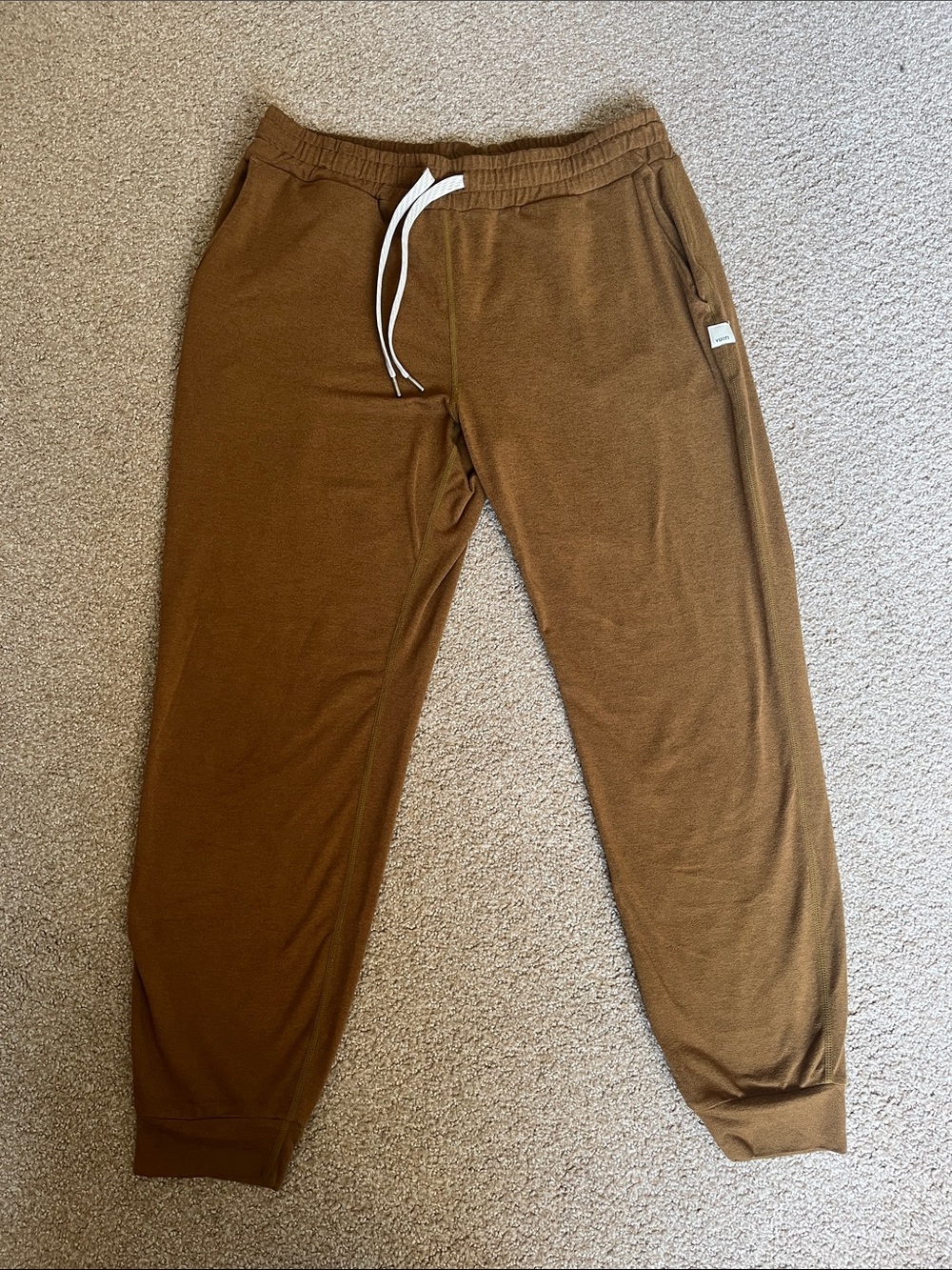 Vuori Brown Yellow Jogger Sweatpants